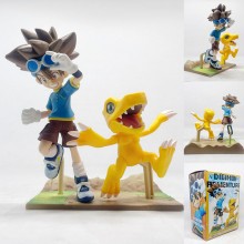 Digital monster Digimon Adventure Yagami Taichi and Agumon figures set