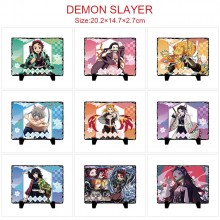 Demon Slayer anime photo frame slate painting stone print
