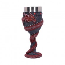 Dragon Stainless Steel 3D Skull Skeleton Gothic Goblet Party Glass Cup