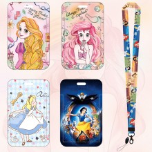 Snow White Princess ID cards holders cases lanyard key chain