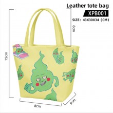 Mob Psycho 100 anime waterproof leather tote bag handbag