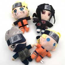 5.6inches Naruto anime plush dolls set(4pcs a set)14CM