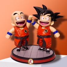 Dragon Ball Son Goku Kuririn children anime figures set