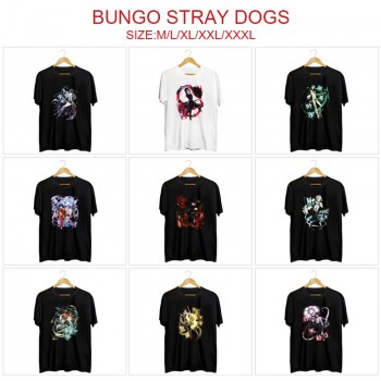 Bungo Stray Dogs anime short sleeve cotton t-shirt t shirts