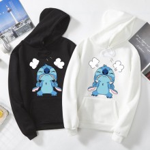Stitch anime thick long sleeve hoodies cloth