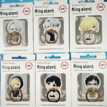 YURI on ICE anime mobile phone ring iphone finger ring round