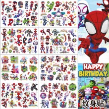 Spider Man anime waterproof tattoo stickers(price for 10pcs)