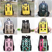 One Piece Naruto Totoro Attack on Titan anime backpack bag