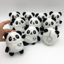 4.8inches Panda plush dolls set(10pcs a set)