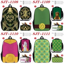 The Legend of Zelda game nylon backpack bag shoulder pencil case set