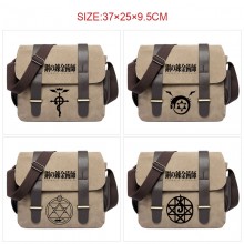 Fullmetal Alchemist anime canvas satchel shoulder bag