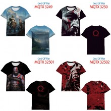 God Of War game modal short sleeve t-shirt t shirts