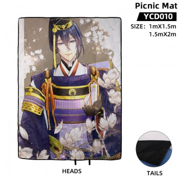 Touken Ranbu Online anime waterproof cloth camping picnic mat pad