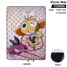 Keroro anime waterproof cloth camping picnic mat pad