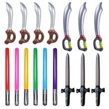 Pirate Sword Knife Weapon PVC Inflatable Doll Party Funny TOYS set(10pcs a set)