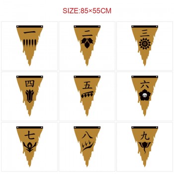 Bleach anime triangle pennant flags 85CM