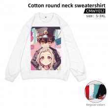 Toilet-bound Hanako-kun anime cotton round neck sweatershirt hoodie