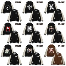 SPY x FAMILY anime baseball block jackets uniform coats hoodie