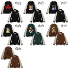 The Promised Neverland anime baseball block jackets uniform coats hoodie