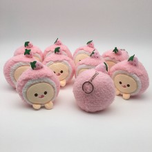 4inches Strawberry Cake anime plush dolls set(10pcs a set)