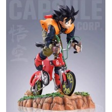 Dragon Ball Son Goku bicycle riding anime figure