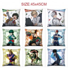 My Hero Academia anime two-sided pillow pillowcase 45*45cm