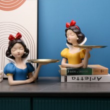 Snow White anime figure doll pallet tray