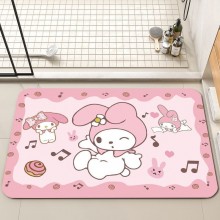 Sanrio Melody kitty Cinnamoroll Kuromi Pochacco floor mat