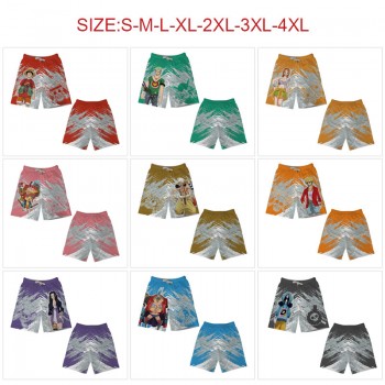 One Piece anime beach short pants summer thin trousers