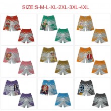 One Piece anime beach short pants summer thin trousers