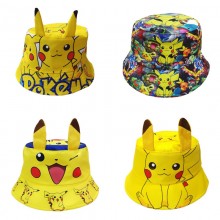 Pokemon pikachu bucket hat fisherman hat cap