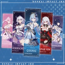 Honkai Impact 3rd game laser gliter two-sided book...