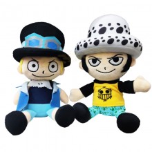 10inches One Piece Sabo Law anime plush doll 25cm