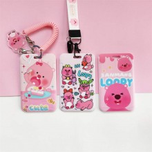 Loppy ID cards holders cases lanyard key chain