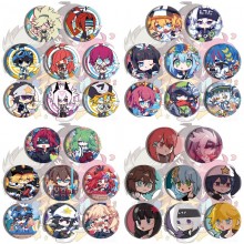 AOTU anime brooch pins set(8pcs a set)58MM