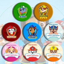 PAW anime brooch pins set(8pcs a set)58MM