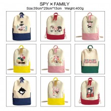 SPY x FAMILY anime canvas backpack bag