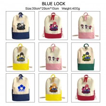 Blue Lock anime canvas backpack bag