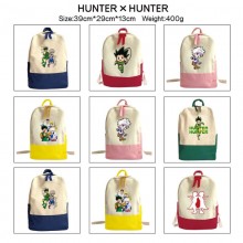 Hunter x Hunter anime canvas backpack bag
