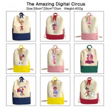 The Amazing Digital Circus anime canvas backpack bag