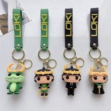 Loki figure doll key chains