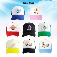 Sailor Moon anime mesh baseball caps sun hat