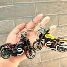 Motorcycle figure doll key chains