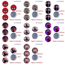 Spider-Man tinplate frosted bandage pins brooches(...