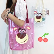 Cinnamoroll Lotso strawberry bear anime transparent handbag satchel