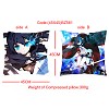 Black rock shooter double sides pillow