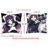 Black cat double sides pillow(45x45CM)