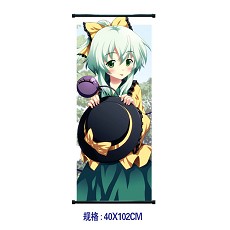Touhou project anime wallscroll 3000