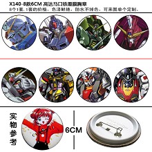 Gundam pins(8pcs a set)X140