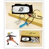 Naruto headband+ring+necklace+keychain a set